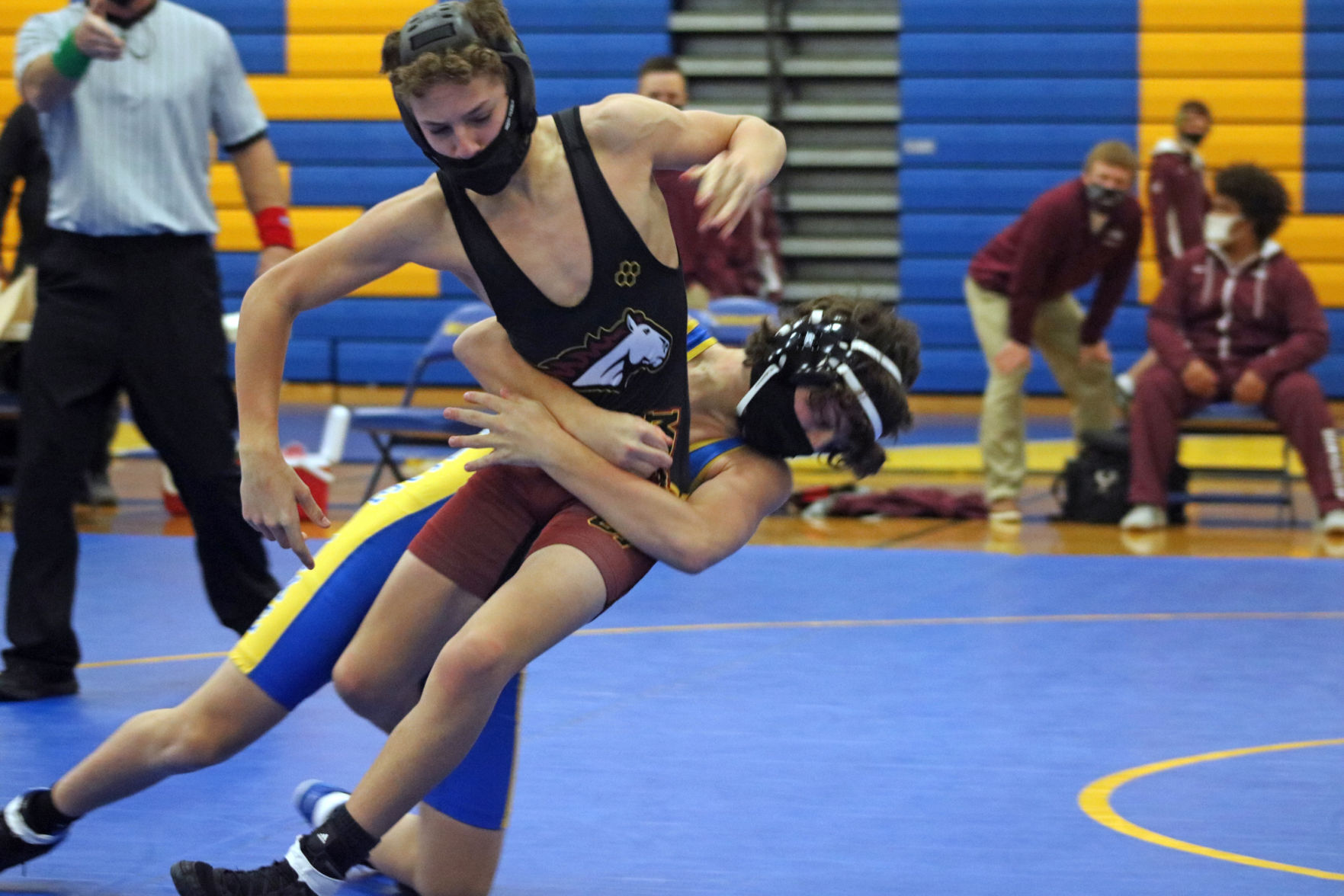 Rice Lake wrestling vs. Menomonie 12-12-20